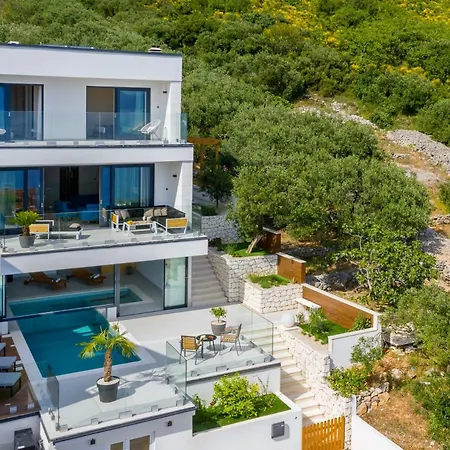Vila Luna Mare Mit Pool Und Sauna Podaca